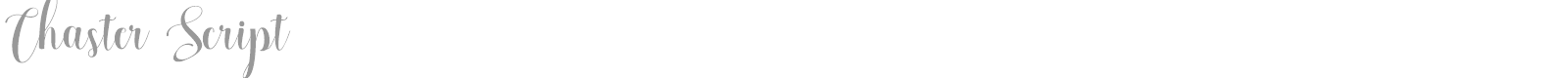 Chaster Script font preview